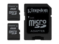 Kingston 2GB microSD Twin Pack (SDC/2GB-2P1A)